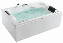 Акриловая ванна с гидромассажем для двоих 180x120x65 SSWW A1 R с панелью HP811AF A1905 DGSP