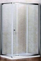 Душевой уголок Cezares Pratico AH1 100/80 P Cr раздвижная дверь, прозрачное стекло. Размер: 100*80 см PRATICO-AH-1-100/80-P-Cr