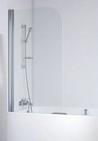 Шторка для ванны 76 см Vegas Glass EV 75 01 01 профиль белый стекло прозрачное EV 0075 01 01