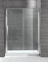 Душевая дверь в нишу Cezares LUX-SOFT-W-BF-1-140-C-Cr-IV раздвижная дверь, прозрачное стекло. Размер: 140*200 см LUX-SOFT-W-BF-1-140-C-Cr-IV