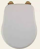 Крышка-сиденье для унитаза Migliore Bella микролифт/бронза/белая ML.BLL-26.111.BI.BR