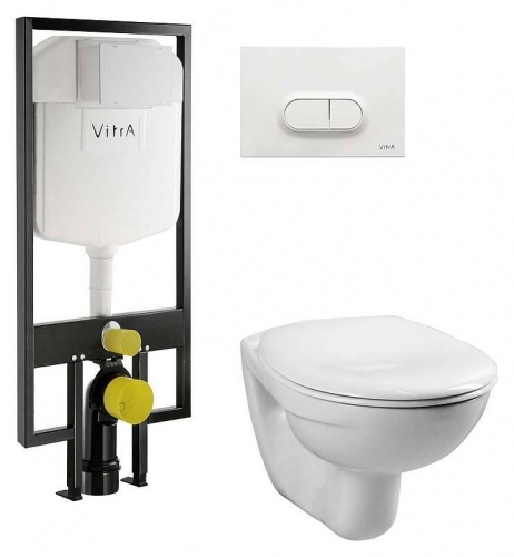 Комплект VitrA Normus 9773B003-7201 кнопка белая 9773B003-7201
