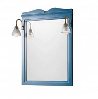 Зеркало 63.5x89.1 с отверстиями для светильника Caprigo Borgo 60-70 Blue 33435-В136