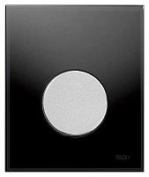 Кнопка смыва Tece Loop Urinal 9242655 черное стекло, кнопка хром матовый 9242655
