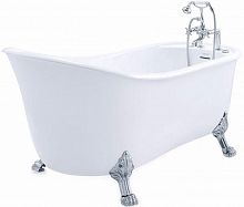 Акриловая ванна на ножках 170x80x87 SSWW белая PM718A W