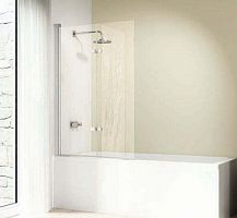 Шторка для ванной HUPPE Design elegance правая 100 см, хром/сатин 8E2401.092.315