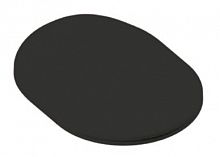 Artceram Chic Сиденье для унитаза, с микролифтом, цвет: черный матовый/хром CHA001 17 71