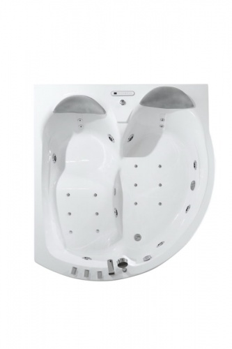 Акриловая ванна с гидромассажем для двоих 175x160 Black&White Galaxy GB5005 белая GB5005