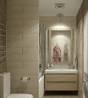 Дизайн-проект небольшой ванной комнаты Дизайн №2