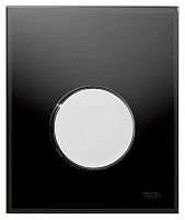 Кнопка смыва Tece Loop Urinal 9242656 черное стекло, кнопка хром 9242656