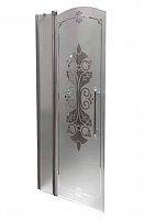 Душевая дверь в нишу 90*193 см Huppe Design victorian DV0302.092.344 матовое стекло в стиле ретро DV0302.092.344
