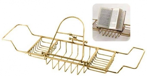 Полка-решетка на ванну с подставкой для книг Migliore Complementi ML.COM-50.171 DO золото ML.COM-50.171.DO