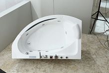 Акриловая ванна с гидромассажем 160x100 Black&White Galaxy GB5008 L белая GB5008 L