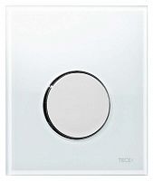 Кнопка смыва Tece Loop Urinal 9242660 белое стекло, кнопка хром 9242660