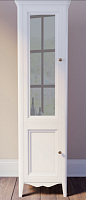 Пенал высокий 2 дверцы 3 полки TW Veronica Nuovo белый DX VER2050D-B
