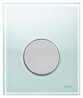 Кнопка смыва Tece Loop Urinal 9242652 зеленое стекло, кнопка хром матовый 9242652