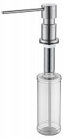 Дозатор для жидкого мыла Paulmark KRAFT, D003-GM, вороненая сталь D003-GM